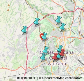 Mappa Via Giuseppe Flajani, 00168 Roma RM, Italia (3.88167)