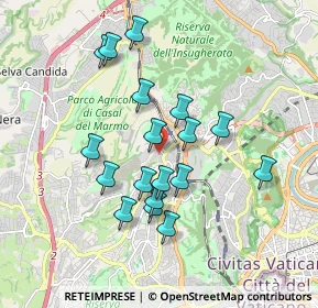 Mappa Via Giuseppe Flajani, 00168 Roma RM, Italia (1.71389)
