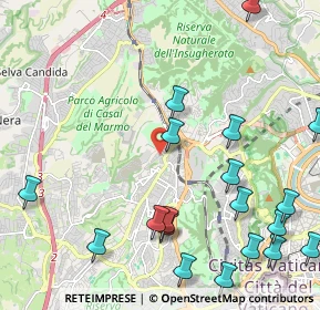 Mappa Via Giuseppe Flajani, 00168 Roma RM, Italia (2.96632)