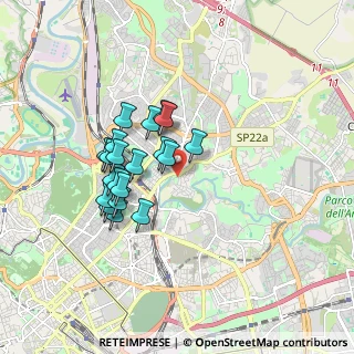 Mappa Via Falterona, 00141 Roma RM, Italia (1.544)