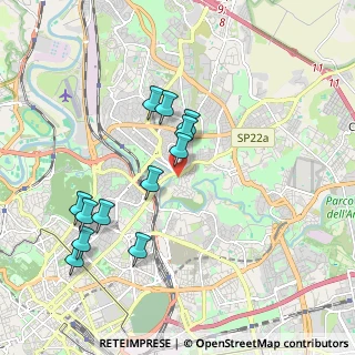 Mappa Via Falterona, 00141 Roma RM, Italia (1.98333)