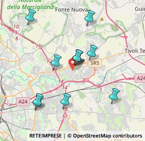 Mappa Via di Salone, 00100 Roma RM, Italia (3.48917)