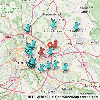 Mappa Via Zoe Fontana, 00158 Roma RM, Italia (8.07105)