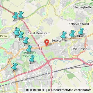 Mappa Via Zoe Fontana, 00158 Roma RM, Italia (2.90583)