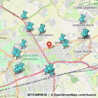 Mappa Via Zoe Fontana, 00158 Roma RM, Italia (2.7905)