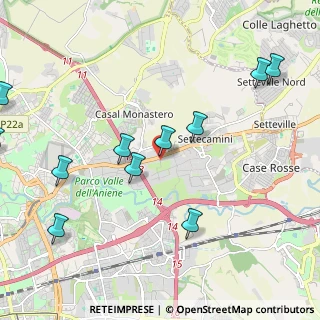 Mappa Via Zoe Fontana, 00158 Roma RM, Italia (2.68636)