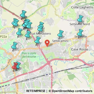 Mappa Via Zoe Fontana, 00158 Roma RM, Italia (2.8525)