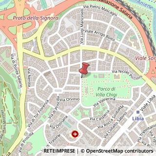 Mappa Via di Villa Chigi, 69, 00199 Roma, Roma (Lazio)
