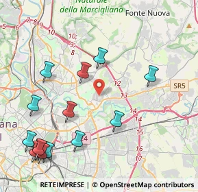 Mappa 00156 Roma RM, Italia (5.42286)
