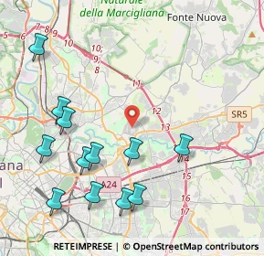 Mappa 00156 Roma RM, Italia (5.08667)