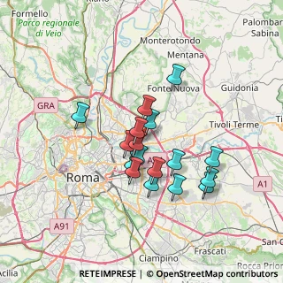 Mappa 00156 Roma RM, Italia (5.86647)