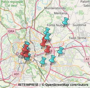 Mappa 00156 Roma RM, Italia (6.82429)