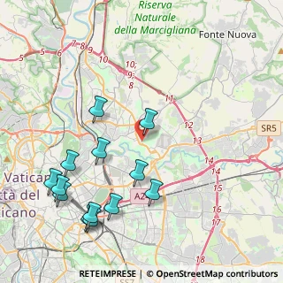Mappa Via Locke, 00137 Roma RM, Italia (5.10923)