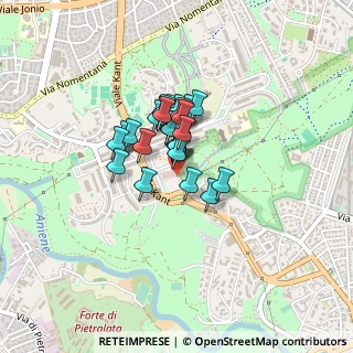 Mappa Via Locke, 00137 Roma RM, Italia (0.26071)