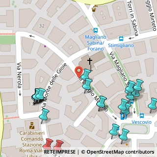 Mappa Via Poggio Moiano, 00199 Roma RM, Italia (0.09167)