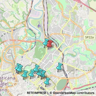 Mappa Via Monte delle Gioie, 00199 Roma RM, Italia (2.7875)