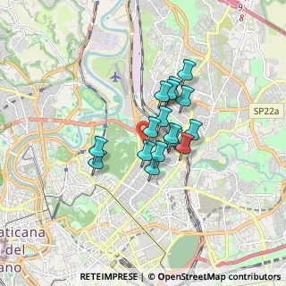 Mappa Via Monte delle Gioie, 00199 Roma RM, Italia (1.21313)