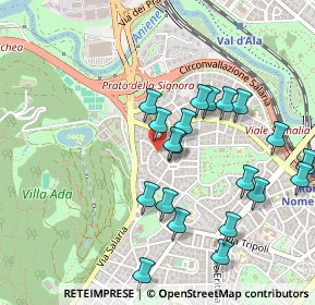 Mappa Via Poggio Moiano, 00199 Roma RM, Italia (0.517)