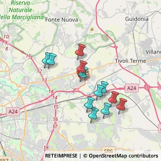 Mappa Via Corropoli, 00131 Roma RM, Italia (3.4225)