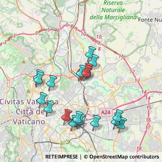 Mappa Via Valdarno, 00141 Roma RM, Italia (4.325)