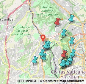 Mappa Via Alsietina, 00168 Roma RM, Italia (2.4025)