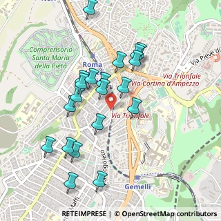 Mappa Via Alsietina, 00168 Roma RM, Italia (0.4915)