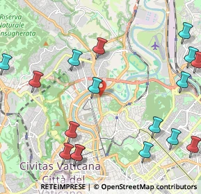 Mappa Via Germania, 00196 Roma RM, Italia (2.99412)