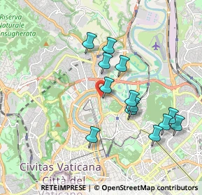 Mappa Via Germania, 00196 Roma RM, Italia (1.84769)