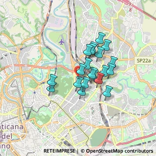 Mappa Via Magliano Sabina, 00199 Roma RM, Italia (1.3295)