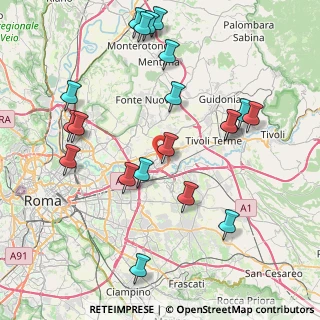 Mappa Via Castropignano, 00131 Roma RM, Italia (9.625)