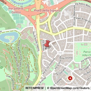 Mappa Via Monte delle Gioie, 13, 00199 Roma, Roma (Lazio)