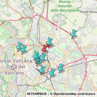 Mappa Via Nomentana Nuova, 00141 Roma RM, Italia (3.97583)