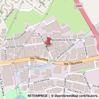Mappa Via di Scorticabove,  149, 00156 Roma, Roma (Lazio)