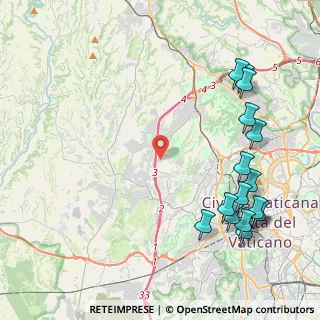 Mappa Via Lagnasco, 00166 Roma RM, Italia (5.71563)