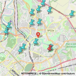 Mappa Via Levanna, 00141 Roma RM, Italia (2.74929)