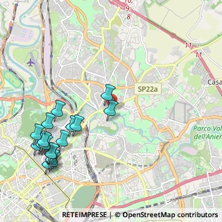 Mappa Via Levanna, 00141 Roma RM, Italia (2.79882)