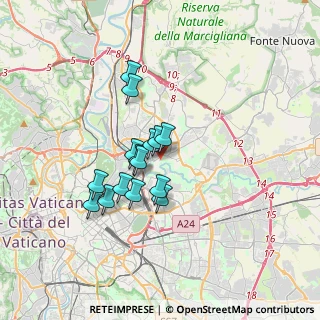 Mappa Via Levanna, 00141 Roma RM, Italia (2.786)