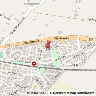 Mappa Via Orione, 2, 00055 Ladispoli, Roma (Lazio)