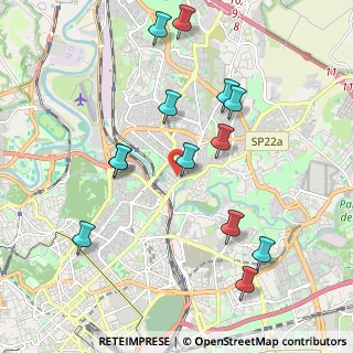 Mappa Via Valdinievole, 00141 Roma RM, Italia (2.23154)