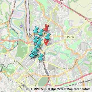 Mappa Via Valdinievole, 00141 Roma RM, Italia (1.3225)