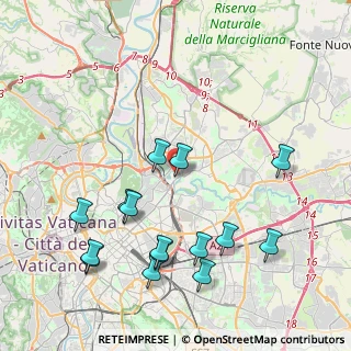 Mappa Via Valdinievole, 00141 Roma RM, Italia (4.828)