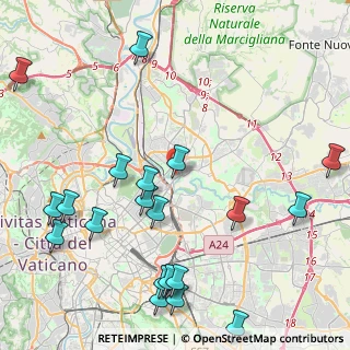Mappa Via Valfurva, 00141 Roma RM, Italia (5.81)