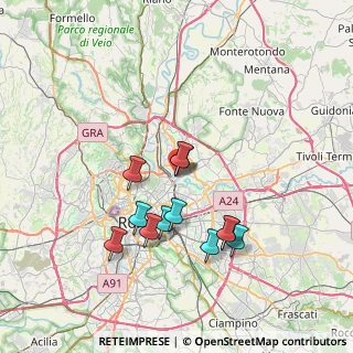 Mappa Via Valdinievole, 00141 Roma RM, Italia (6.80583)