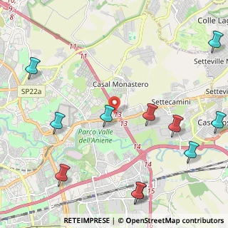Mappa Via Smerillo, 00156 Roma RM, Italia (3.09636)