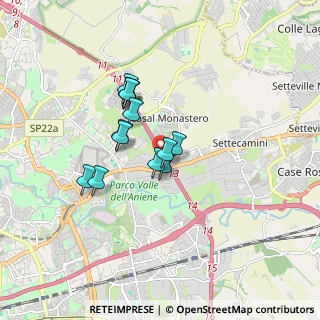 Mappa Via Smerillo, 00156 Roma RM, Italia (1.34154)