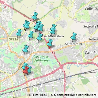 Mappa Via Smerillo, 00156 Roma RM, Italia (2.2285)