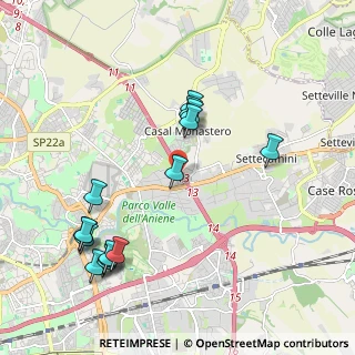 Mappa Via Smerillo, 00156 Roma RM, Italia (2.354)