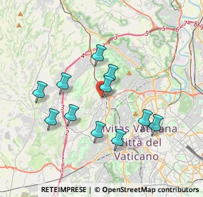 Mappa Via Ezio Sciamanna, 00168 Roma RM, Italia (3.50818)