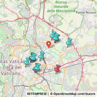 Mappa Largo Levanna, 00141 Roma RM, Italia (3.78231)