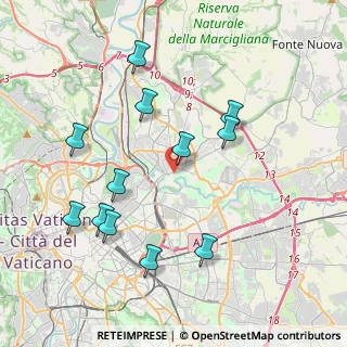 Mappa Largo Levanna, 00141 Roma RM, Italia (4.34833)
